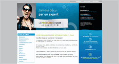 Desktop Screenshot of lepressingducuir.com